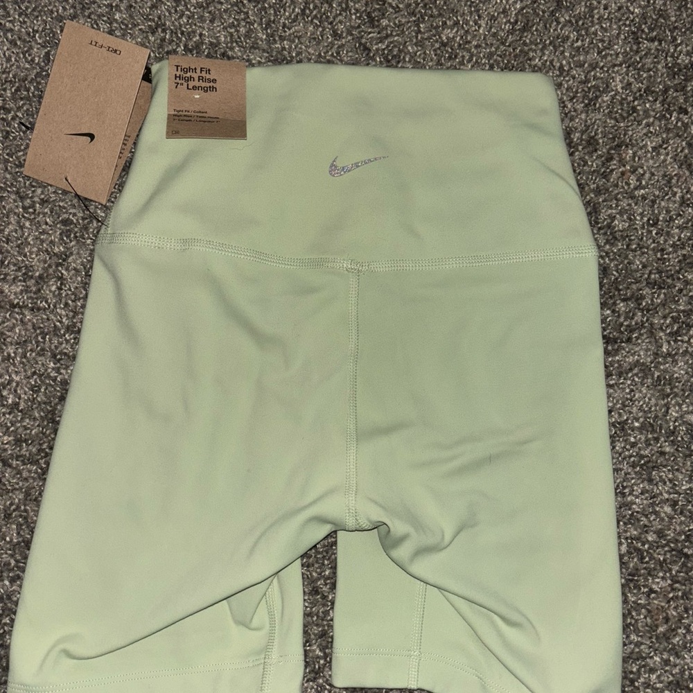 Nike Women's Bike Shorts - Mint Green